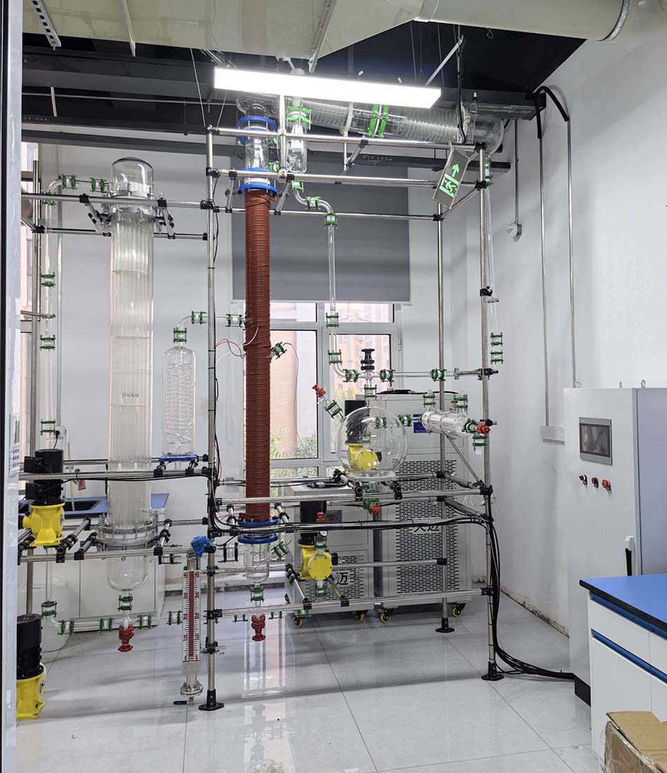 Jacketed Glass Evaporation Distillation System Jacketed Glass Evaporation Distillation System