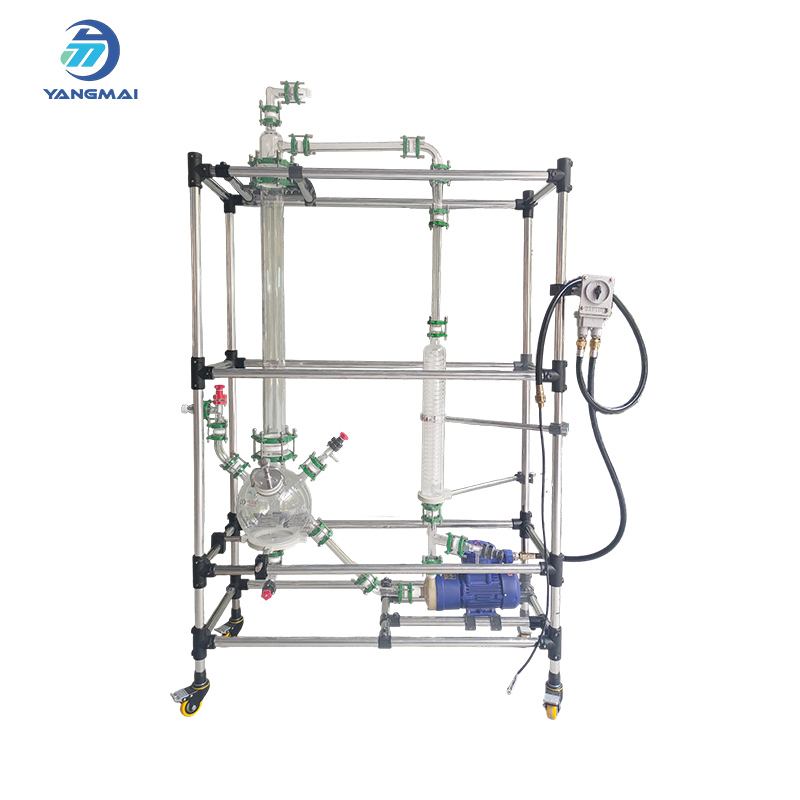 Sistem Penyaring Gas Kaca 10L untuk Pengolahan Gas Buang Laboratorium dan Penyerapan Bahan Kimia